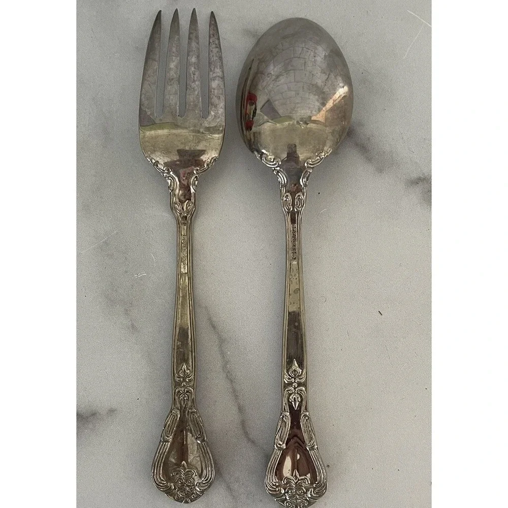 Godinger Casserole Spoon & Meat Serving Fork 8.5